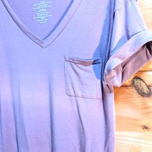 Super Soft Flowy V Neck Tee